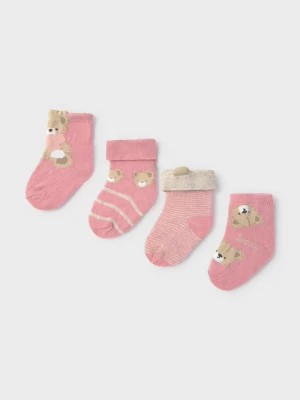 Obrázek produktu Mayoral Newborn ponožky kojenecké 4-pack růžová