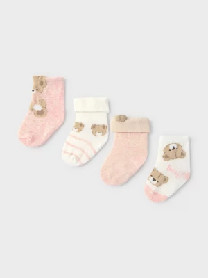 Obrázek produktu Mayoral Newborn ponožky kojenecké 4-pack růžová