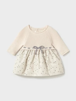 Obrázek produktu Mayoral Newborn šaty bavlněné béžová