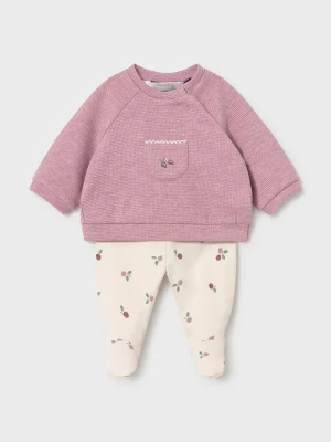 Obrázek produktu Mayoral Newborn set kojenecký bavlněný s elastanem růžová