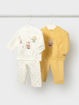 Obrázek produktu Mayoral Newborn set kojenecký bavlněný s elastanem žlutá