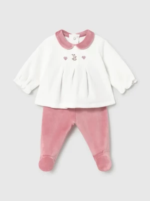 Obrázek produktu Mayoral Newborn set kojenecký velurový růžová