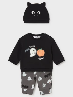Obrázek produktu Mayoral Newborn teplákový set dětský bavlněný s elastanem černá