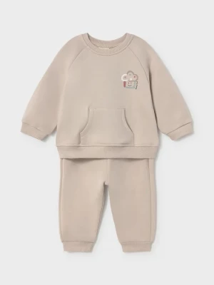 Obrázek produktu Mayoral Newborn teplákový set kojenecký bavlněný béžová