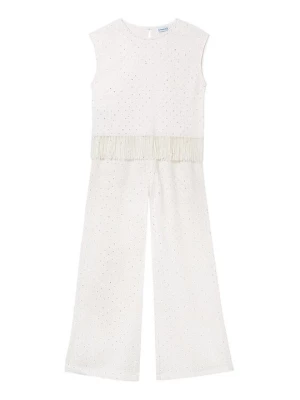 Obrázek produktu Mayoral Sada halenka a kalhoty 6558 Écru Relaxed Fit Krémová