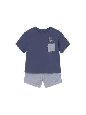 Obrázek produktu Mayoral Sada T-shirt a šortky 1228 Tmavomodrá Regular Fit