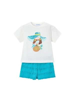 Obrázek produktu Mayoral Sada T-shirt a šortky 3231 Tyrkysová Regular Fit
