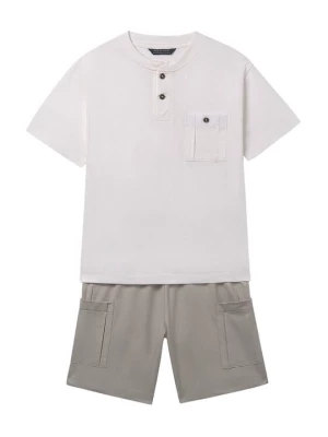 Obrázek produktu Mayoral Sada T-shirt a šortky 6686 Béžová Regular Fit