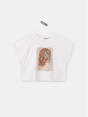 Obrázek produktu Mayoral T-Shirt 6021 Écru Relaxed Fit Krémová