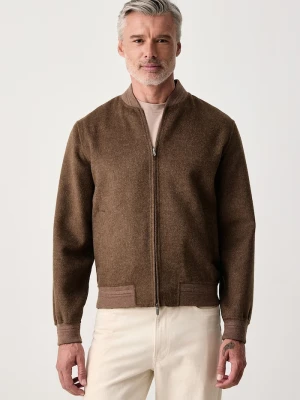 Obrázek produktu MC2 Saint Barth bomber pánský s vlnou hnědá