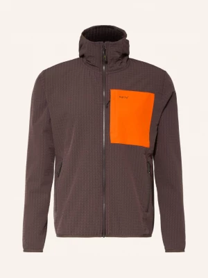 Obrázek produktu Me°Ru' Bunda Midlayer Tunja tmavě hnědá / oranžová