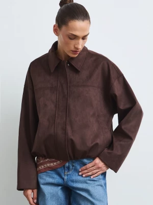Obrázek produktu Medicine bomber dámská z imitace semiše hnědá