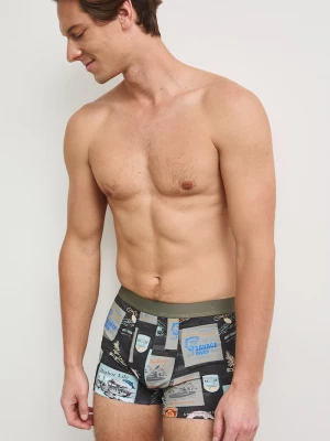 Obrázek produktu Medicine boxerky pánské bavlněné elastanem 2-pack zelená