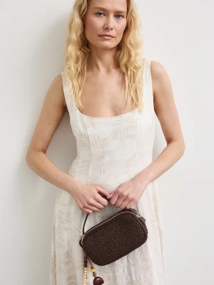 Obrázek produktu Medicine crossbody kabelka dámská pletená hnědá