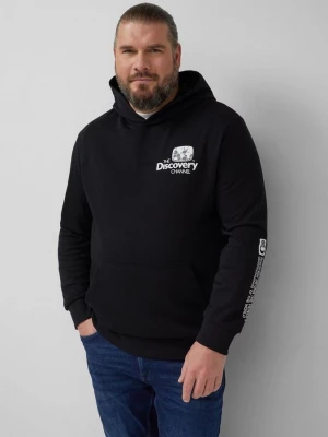 Obrázek produktu Měkká mikina s kapucí volného střihu s uměleckým motivem s.Oliver černá