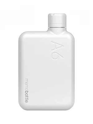 Obrázek produktu memobottle Láhev na vodu Memobottle Stainless Steel A6 500 ml bílá