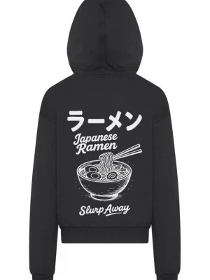 Obrázek produktu Merchcode Mikina 'Japanese Ramen' černá / bílá