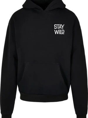 Obrázek produktu Merchcode Mikina 'Stay Wild' černá / bílá