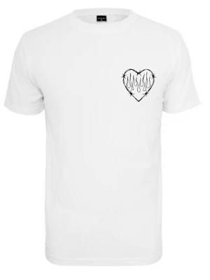 Obrázek produktu Merchcode Tričko 'Burning Hearts' černá / bílá