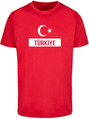 Obrázek produktu Merchcode Tričko 'Football - Turkey' červená / bílá