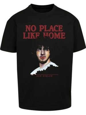 Obrázek produktu Merchcode Tričko 'Jack Harlow No Place Like Home' tělová / tmavě červená / černá / bílá