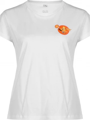 Obrázek produktu Merchcode Tričko 'Lola' světlemodrá / oranžově červená / černá / bílá