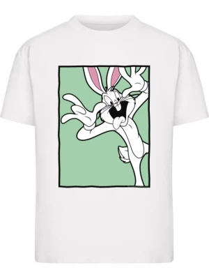 Obrázek produktu Merchcode Tričko 'Looney Tunes Bugs Bunny Funny Face' nefritová / růžová / černá / bílá