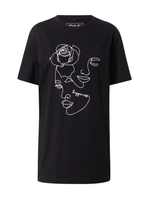 Obrázek produktu Merchcode Tričko 'One Line Rose' černá / bílá