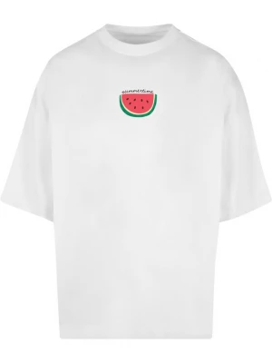 Obrázek produktu Merchcode Tričko 'Summer - Summertime' zelená / červená / bílá
