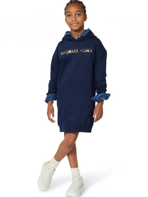 Obrázek produktu Michael Kors Dětské bavlněné šaty Michael Kors námořnická modř
