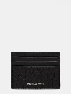 Obrázek produktu Michael Kors Kožené pouzdro na karty Michael Kors černá