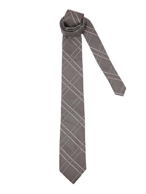 Obrázek produktu Michael Kors Kravata tmavě šedá / bílá