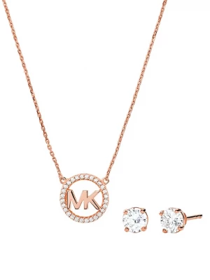 Obrázek produktu Michael Kors Náhrdelník a náušnice z pozlaceného stříbra Michael Kors zlatá
