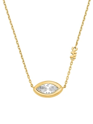 Obrázek produktu Michael Kors řetízek dámský mosazný s kubickým zirkonem zlatá