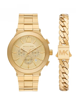 Obrázek produktu Michael Kors set hodinek a náramku pánský Billie zlatá