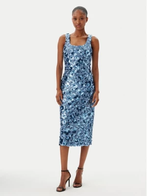 Obrázek produktu MICHAEL Michael Kors Koktejlové šaty MS5830EHHS Světle modrá Slim Fit