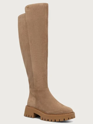 Obrázek produktu MICHAEL Michael Kors kozačky nad kolena dámské semišové Asher Boot béžová