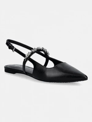 Obrázek produktu MICHAEL Michael Kors Kožené baleríny Dina Flex Sling Flat černá