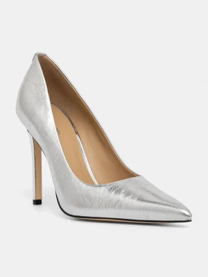 Obrázek produktu MICHAEL Michael Kors Kožené lodičky MICHAEL Michael Kors Elyse High Pump stříbrná
