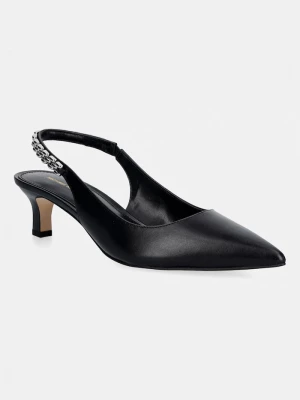 Obrázek produktu MICHAEL Michael Kors Kožené lodičky MICHAEL Michael Kors Marcia Kitten Sling Pump černá