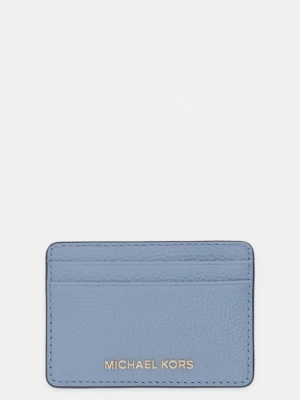 Obrázek produktu MICHAEL Michael Kors Kožené pouzdro na karty MICHAEL Michael Kors modrá