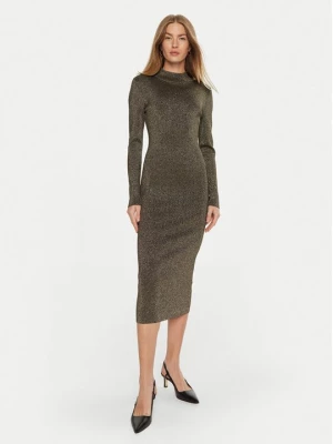Obrázek produktu MICHAEL Michael Kors Úpletové šaty MF482KPAFB Zlatá Slim Fit