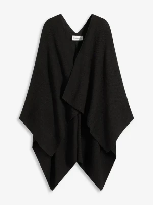 Obrázek produktu Miękkie poncho BonPrix czarny