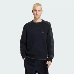 Obrázek produktu Mikina 3 STRIPES FLUFFY KNIT CREW Adidas černá