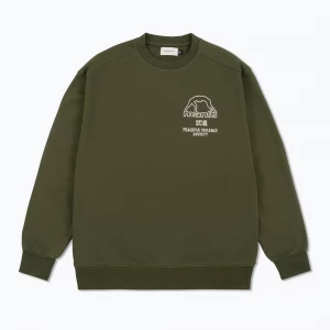 Obrázek produktu Mikina Khaki MANTO Society khaki Zelená