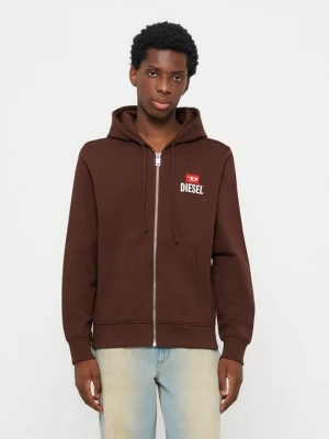 Obrázek produktu Mikina na zip Diesel hnědá