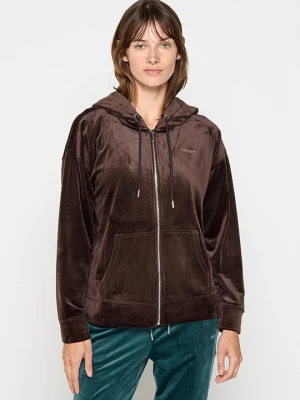 Obrázek produktu Mikina na zip DKNY tmavě hnědá