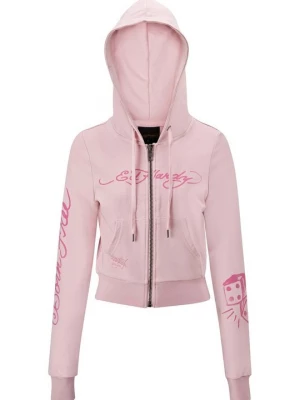 Obrázek produktu Mikina na zip Ed Hardy světle růžová