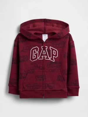 Obrázek produktu Mikina na zip GAP tmavě červená
