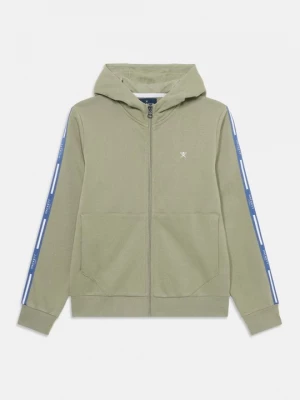Obrázek produktu Mikina na zip Hackett London olivová